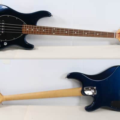 Ernie Ball Music Man Sterling Electric Bass 1996 MADE IN USA Pearl Blue Rosewood image 4