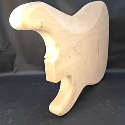 Unfinished Alder SSS Hardtail guitar body - fits Fender Strat Stratocaster necks J2517 image 7
