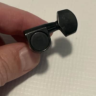 1990's Korean Era Ibanez RG & S Series Black Dual Pin Tuning Pegs Tuners 6 In LIne image 6