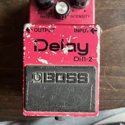 Boss DM-2 Delay (Black Label) 1981 - 1984 - Pink image 1