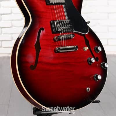 Gibson ES-335 Figured Semi-hollowbody Electric Guitar - Blood Moon Burst (ES35F00MNNHd3) image 4