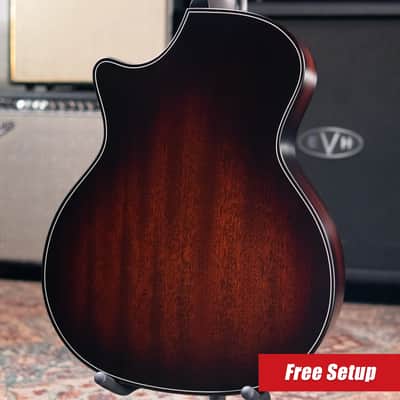 Taylor Next Generation Builder's Edition 324ce Grand Auditorium Acoustic/Electric Guitar - Tobacco Kona Burst with Hardshell Case image 2
