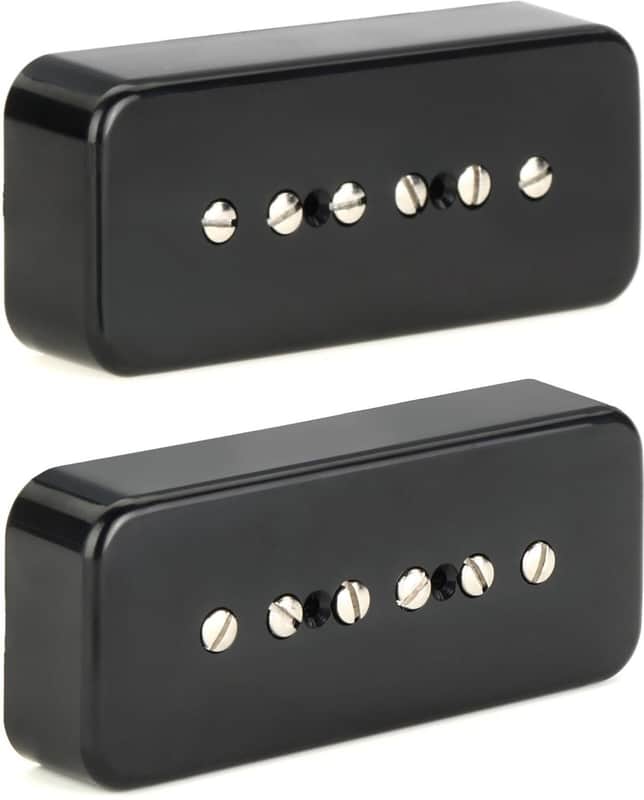 Mint Seymour Duncan Vintage P90 Silencer Soapbar Guitar Pickup Set - Black image 1