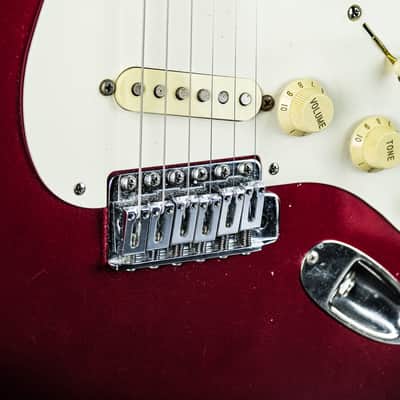 2001/2003 Fender Stratocaster ST-54 neck/ST-62 body MIJ candy apple red image 6