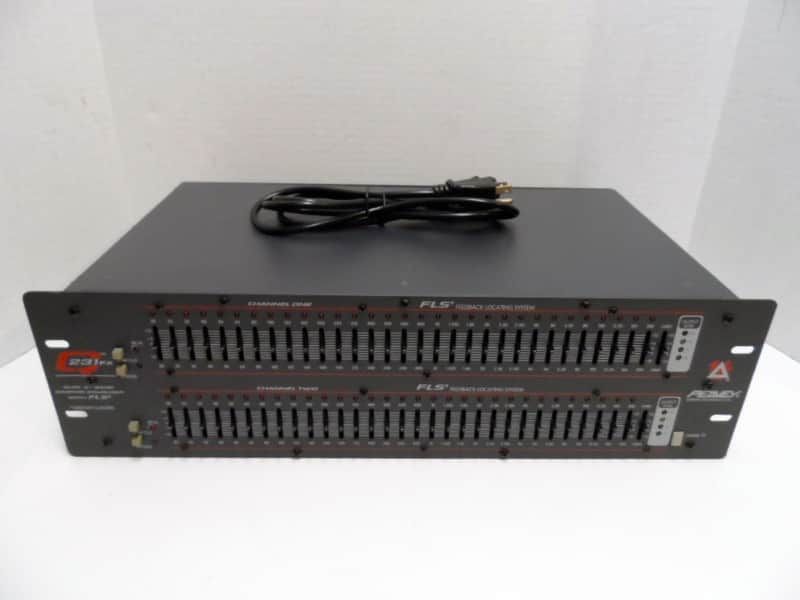 Peavey EQ Q231FX Dual 31-Band 1/3 Octave Graphic Equalizer FLS X