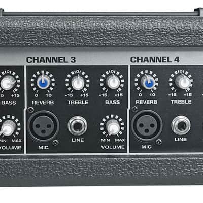 2) Rockville SPG88 8" 400w DJ PA Speakers 8-Ohm+Powered 4-Ch Mixer+Stands+Cables image 19