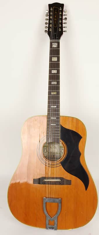 EKO Ranger VII Italian 12 String Acoustic Guitar w/Hard Case image 1