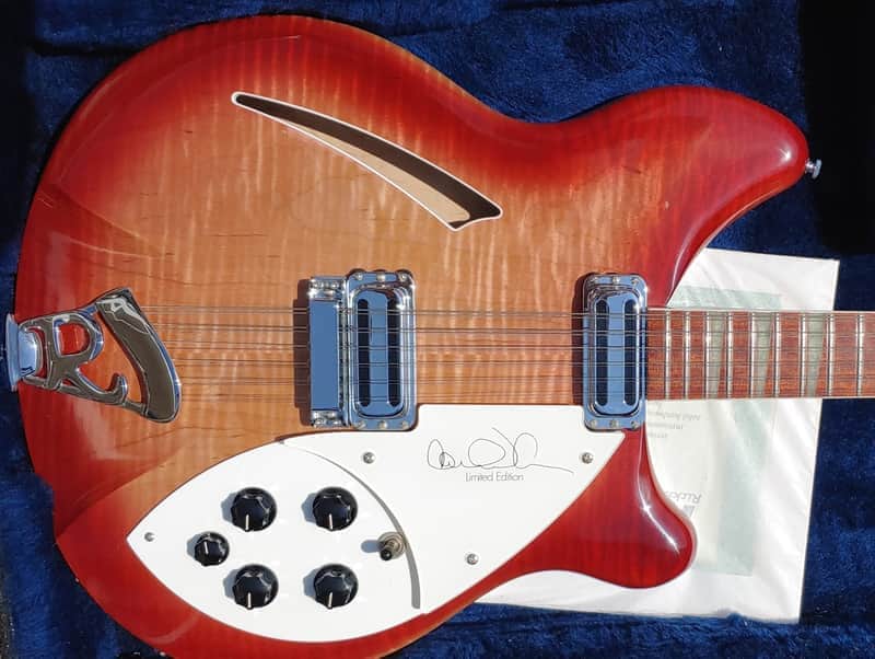 Rickenbacker 360/12CW (Carl Wilson)#94/500 -FLAME GALORE! MINTY! image 1