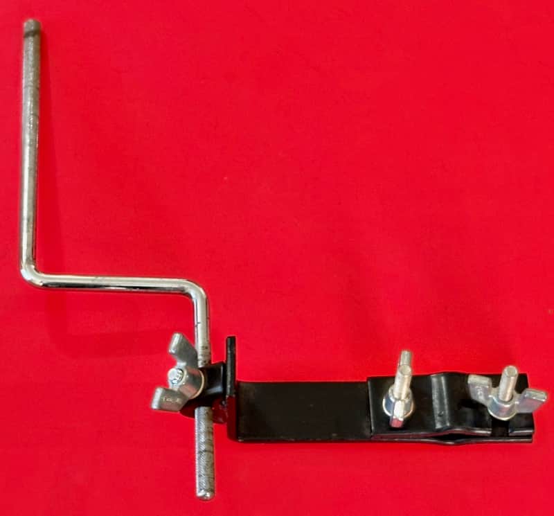 Percussion Drum Set Mount / Holder w/Clamp for Cowbell, Jam Block, Tambourine #2 image 1
