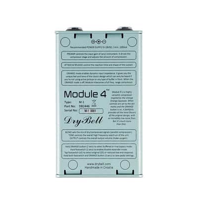DryBell Module 4 Dual-Voice Compressor Effects Pedal Authentic Japan image 2