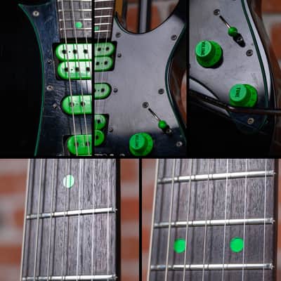 Ibanez UV7 Steve Vai Signature Black 1991 w/OHSC image 13