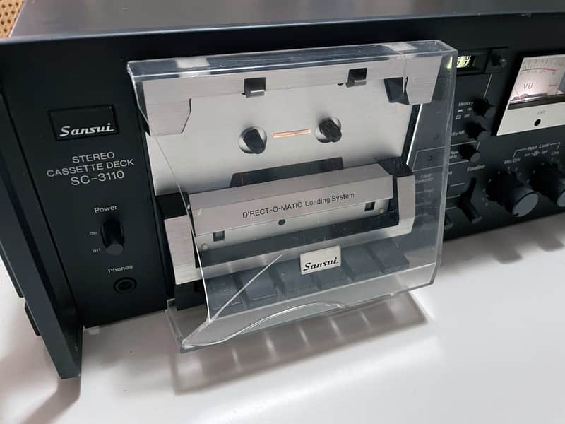 Sansui SC-3110 Stereo Cassette Tape Deck Clean and Working