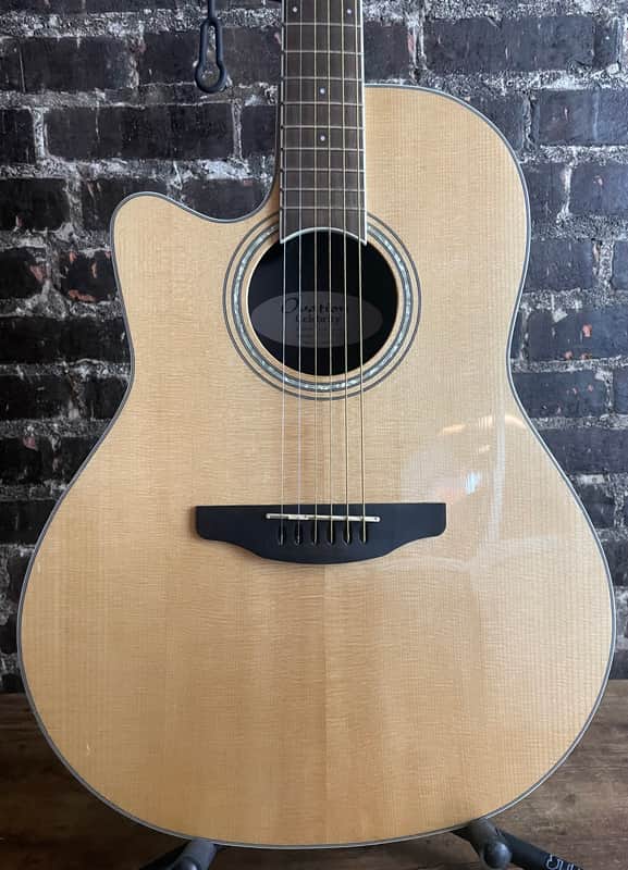 Ovation Celebrity Left-handed Acoustic-electric Guitar - Natural (USED) image 1