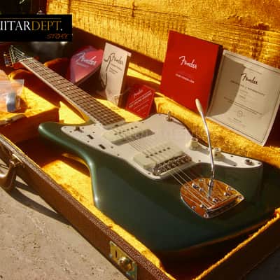♚AS NEW♚CRAZY RARE!♚ 2020 FENDER American Vintage Reissue JAZZMASTER USA ♚9.5" Radius !♚ '65 * 1965 ♚SHERWOOD GREEN METALLIC !!! ♚ 8.1 LBS image 4
