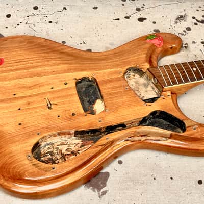 1964 Mosrite Ventures Body & Neck Husk Natural Refin-Vintage 1960's for Restoration image 13