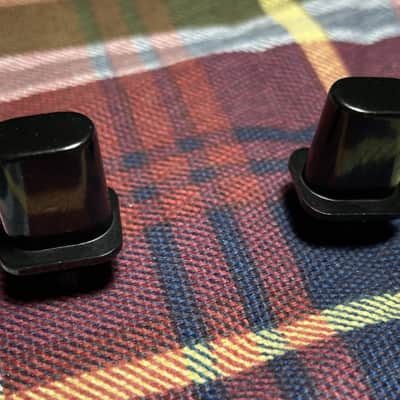 2 Genuine Fender Telecaster Daka-Ware Top Hat Switch Tips~ Bakelite, Tele image 1