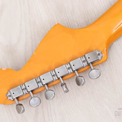1995 Fender Jazzmaster Left-Handed ‘62 Vintage Reissue JM66-92L Sunburst, Japan MIJ image 5