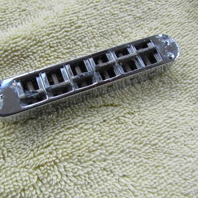 1983 Style Tune-O-Matic Bridge With Selectable Post Holes Unlabeled Gibson Style From 1983 Tune-O-Matic Style Bridge image 1
