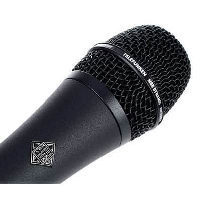 Telefunken M80 Black Dynamic Handheld Vocal Microphone with On-Stage MS7701B Boom Microphone Stand and Professional Grade XLR Cable image 4