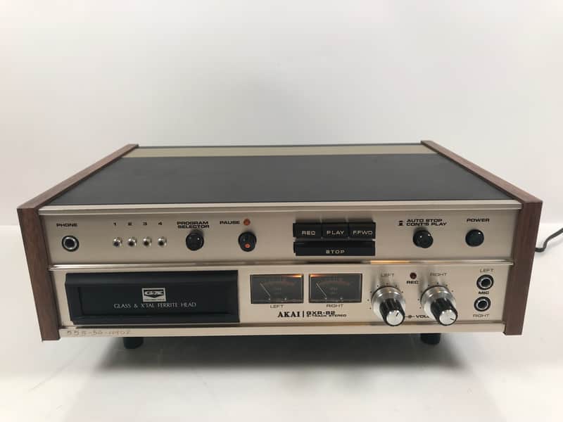 Vintage Akai GXR-82D Stereo 8-Track Tape Cartridge Recorder Player