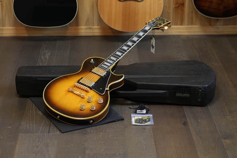 1978 Gibson Les Paul Custom Electric Guitar Tobacco Sunburst + OHSC image 1