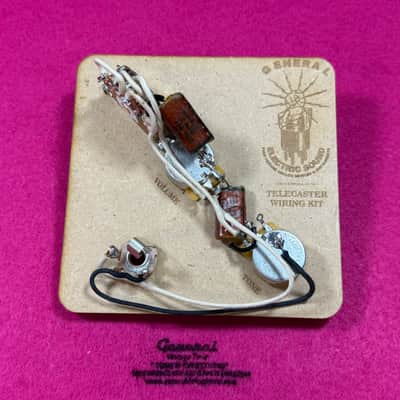 General Vintage Tone® Pre-Wired Harness Electronics for Telecaster® “Esquire ® ” Phone book capacitors image 4