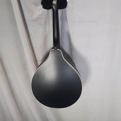 Luna BGM MOON A Moonbird A-Style Mandolin with Electronics 2010s - Black image 4