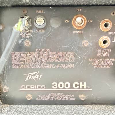 Peavey XR-500C Powered Mixer Amplifier – Vintage USA 5-Channel PA Head 1980's image 11