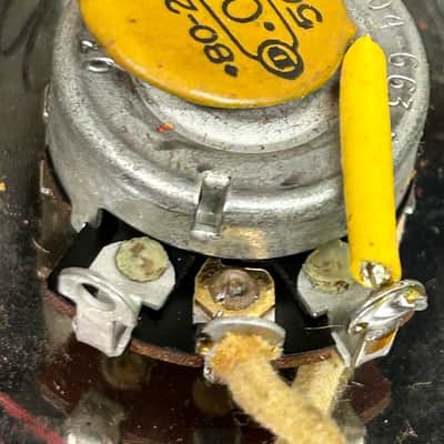 Fender Mustang 1966 Loaded Control Plate Pots Knobs Jack 1966 1967 1968 Musicmaster Duosonic 1960's image 14