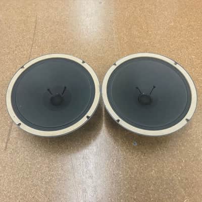pair of 2x10 matching Watkins Dominator V front spec Elac Alnico 10” speakers - early Sixties- VOX AC10 etc image 2