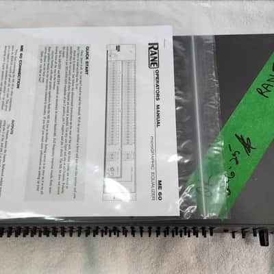 RANE graphic equalizer Model ME-60 , 31 Band 1/3 Octave, Made In USA image 5