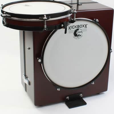 Toca Percussion Kickboxx Suitcase Drum Set with Kickboxx, 10" Snare, 10" Tom, and 3 Acce... image 6