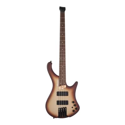 Used Ibanez EHB600CCM Ergonomic Headless Bass - Charred Champagne Burst Matte image 2