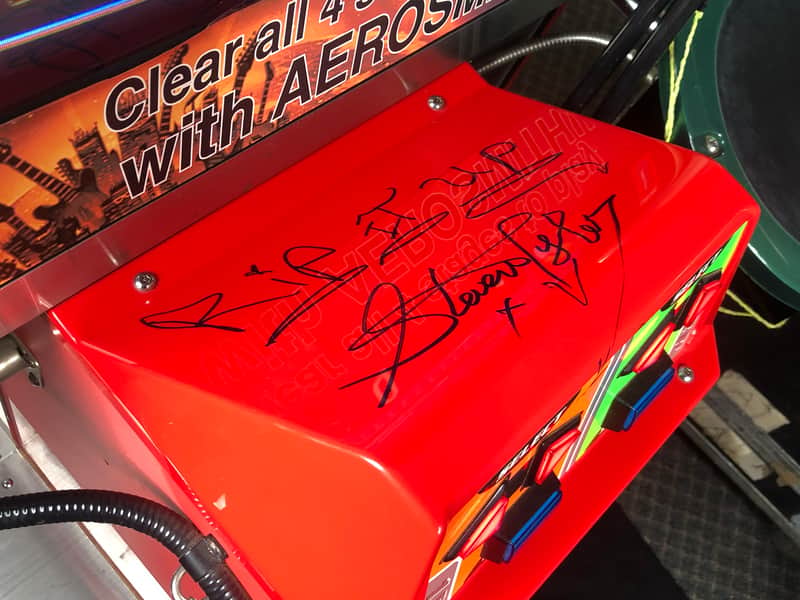 Steven Tyler's "Aerosmith Quest For Fame" Arcade Game. Signed! Authenticated! image 1