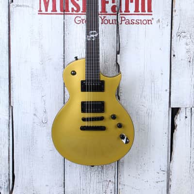 ESP LTD EC-2025 50th Anniversary Electric Guitar Metallic Gold w Hardshell Case image 4