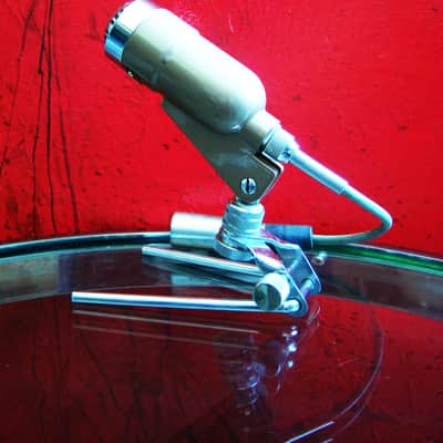 Vintage 1960's Argonne AR-16 dynamic harp microphone High Z w accessories Calrad Lafayette Olson Shield image 6