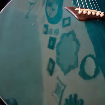Dean Playmate PLAYPD-TBL 2013 - Transparent Blue w/ Martin Case image 4