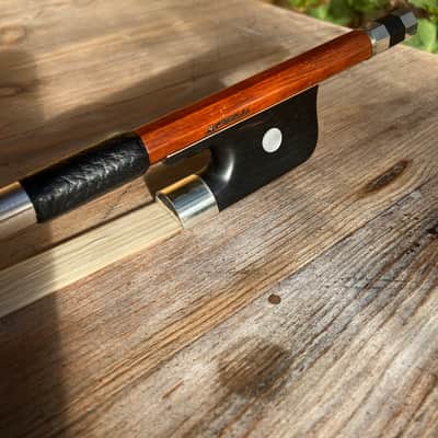 Double Bass French Bow - Pernambuco - Otto Spengler - Amazing Balance image 18