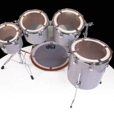 DW Collector's Series Diamond Nebula Concert Tom Kit with Chrome Hardware image 5
