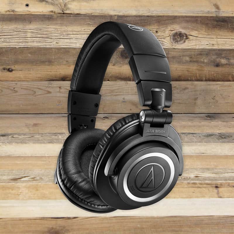 Open Box Audio-Technica ATH-M50xBT2 Black Wireless Bluetooth Studio Headphones image 1