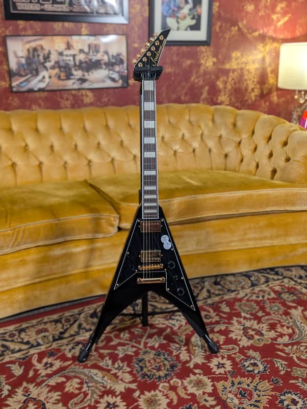 Jackson X Series Scott Ian King V KVXT 2025 - Gloss Black image 1