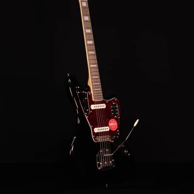 Squier Classic Vibe '70s Jaguar, Laurel FB, Black image 9