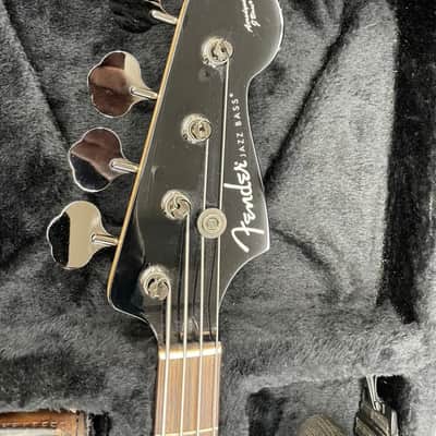 2020 Fender Aerodyne Jazz Bass 2020 MIJ Black 4-String Made in Japan w Hard Case & Strap Excellent image 9