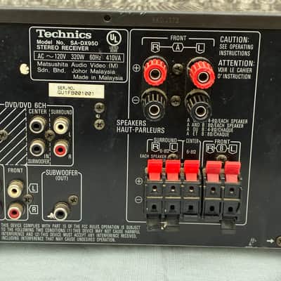 Technics SA-DX950 AV Control Receiver AV Amplifier FOR PARTS / REPAIR READ BELOW image 6