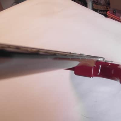 E-Gitarre Fender american standard stratocaster 1992 - cherry red mit Koffer image 10