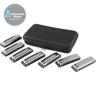 Hohner Bluesband Seven Piece Harmonica Set (A, Bb, C, D, E, F) image 2