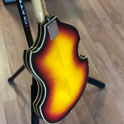 834 triple bound violin body guitar 1960's image 7