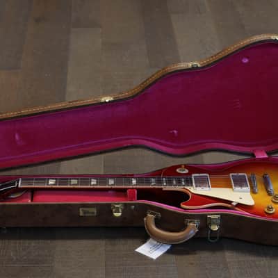 Lefty! 2024 Gibson Custom Shop '58 Reissue Les Paul Standard Electric Guitar Faded Cherry Sunburst + COA OHSC image 22