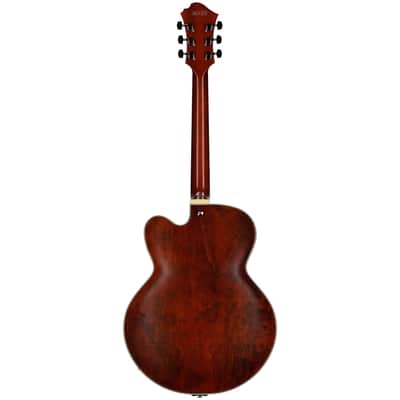 Ibanez PM3C Pat Metheny Electric Guitar (with Case), Natural Amber Low Gloss image 6