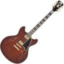 D'Angelico  Double Cutaway w/ stop-bar tailpiece Satin Brown Burst